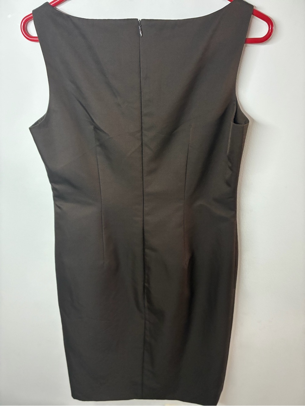 Carolina Herrera Brown Midi Dress Suit… Jacket size 8 and dress size 10 - Picture 7 of 8